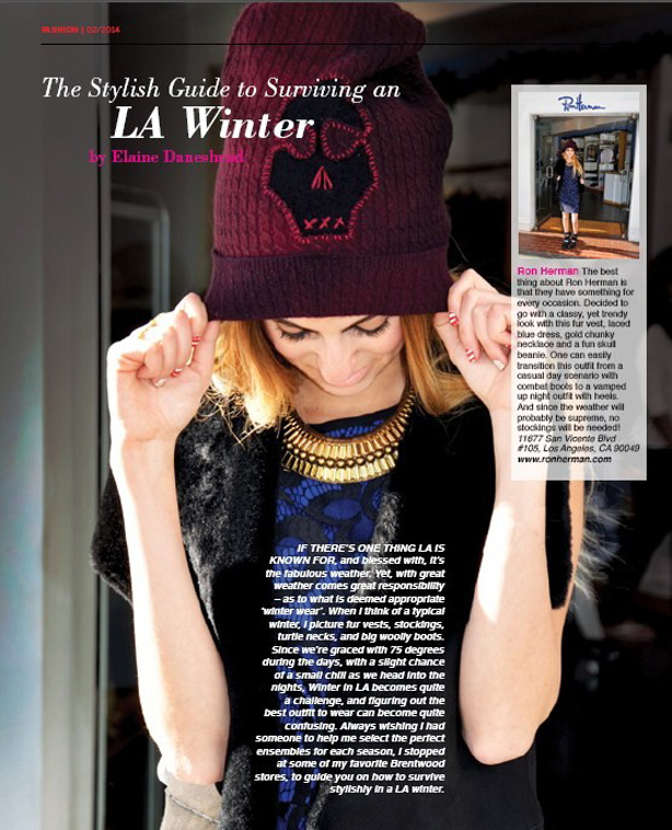 Fashion Blogger Magazine Feature