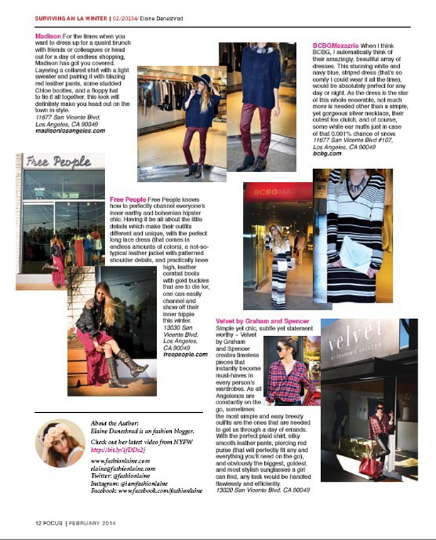 Fashion Blogger Magazine Feature