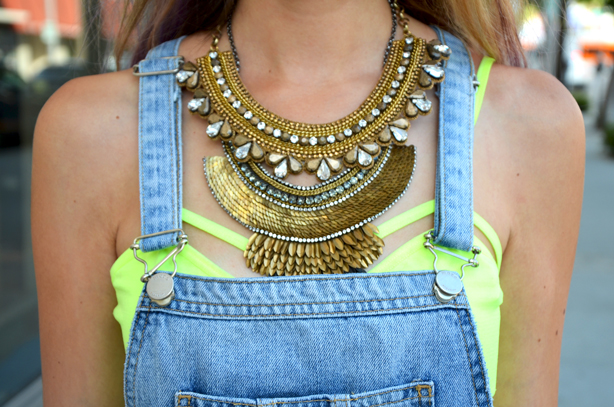 gold layered necklace