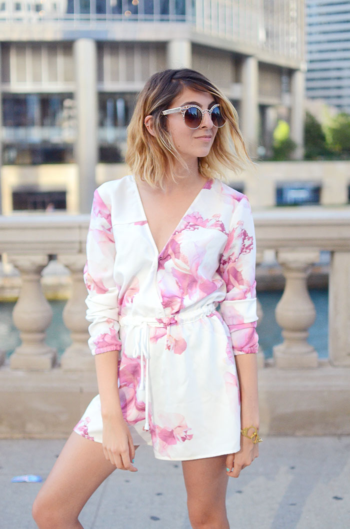 floral rompers
