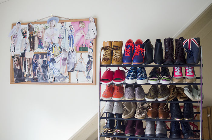 container store shoe rack