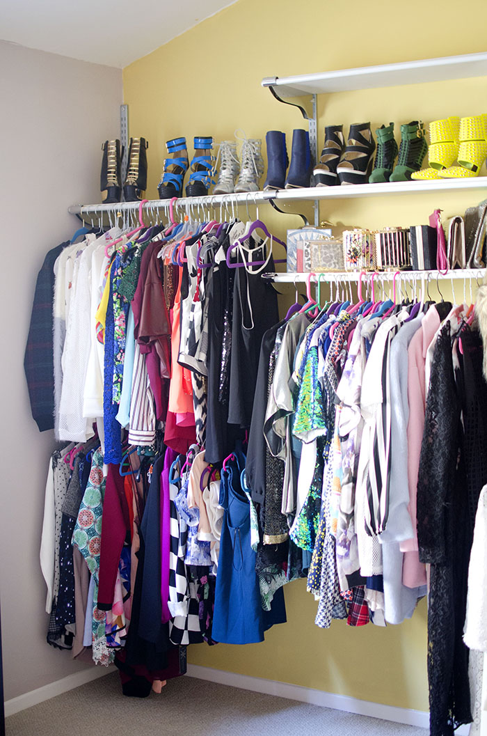 fashion blogger closet