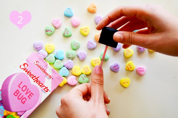 diy valentine's day nails