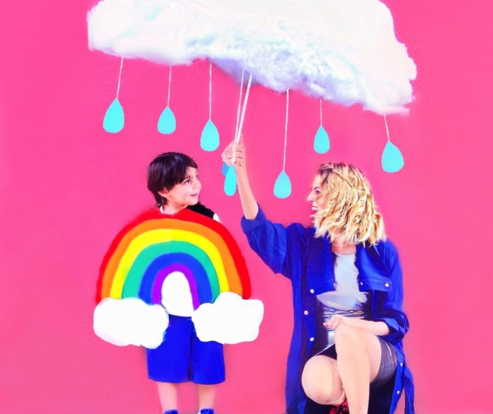 Hallomonth: Rainbow- Rain Cloud Costume