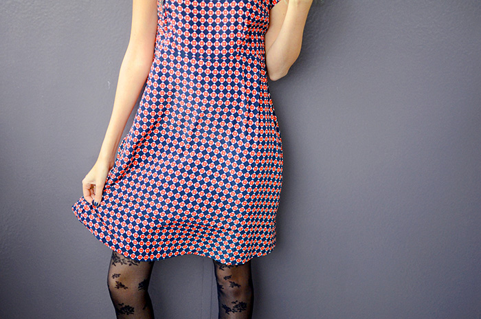 checkered dress
