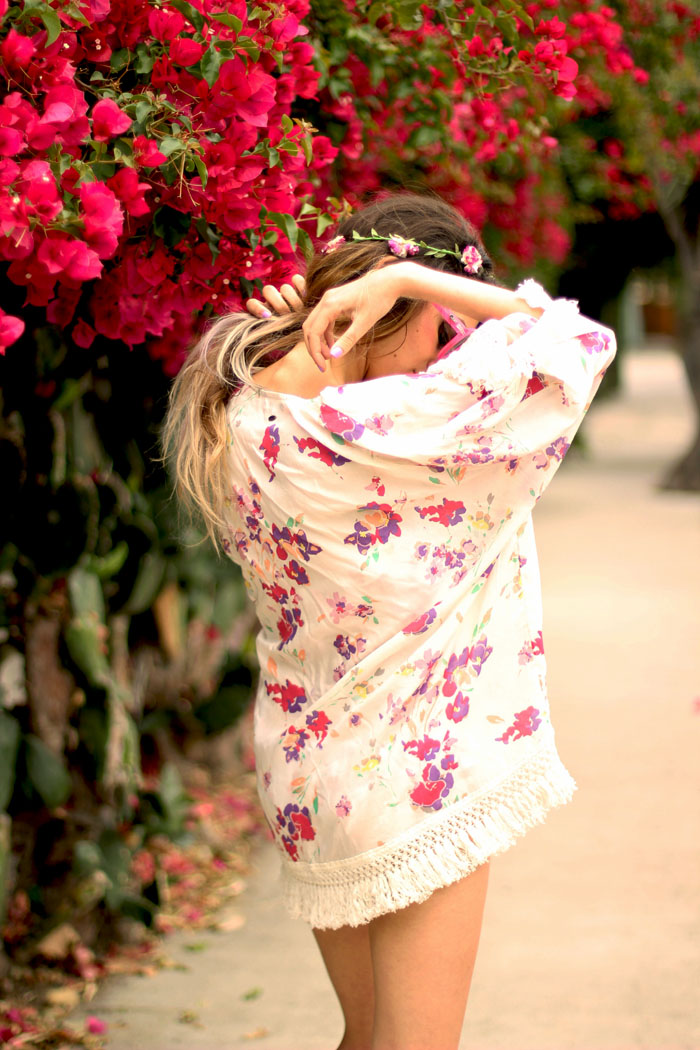 floral cover up