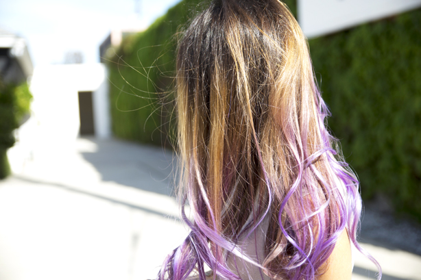 purple ombre hair