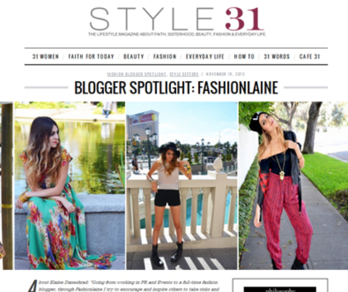 Style 31 Mag: Fashion Blogger Spotlight