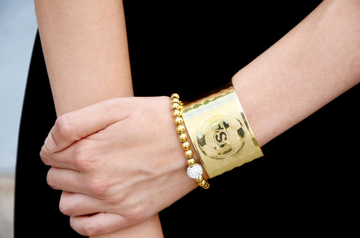 gold bangle bracelet