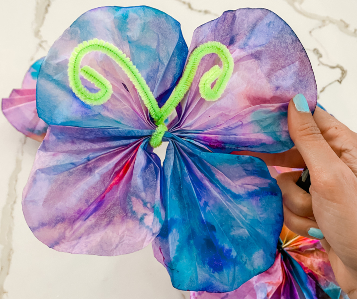 EASY Coffee Filter Butterfly Craft