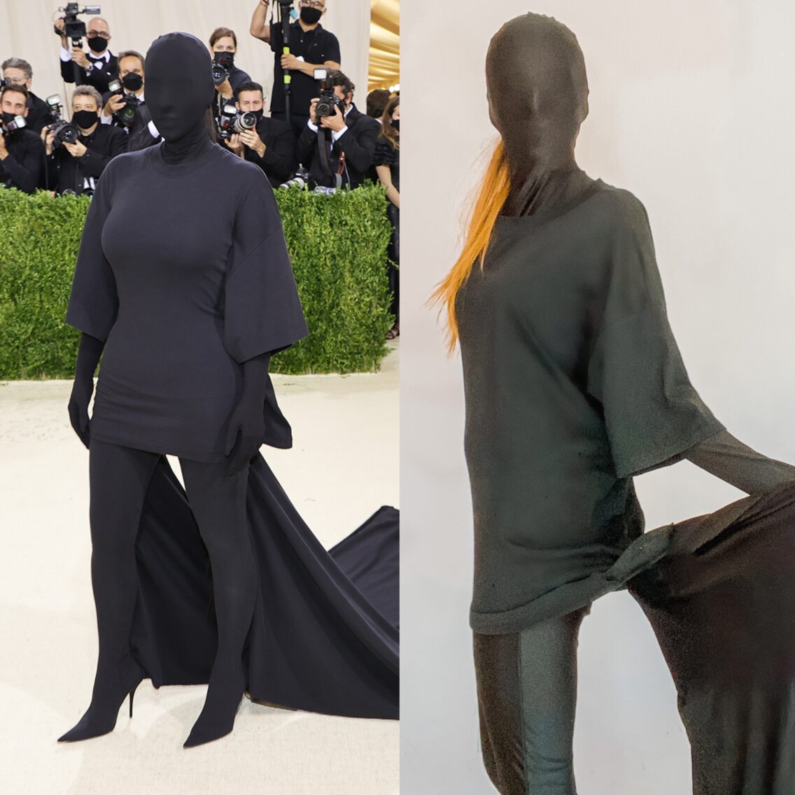 Kim Kardashian MET Gala Halloween Costume for less than 60! Elaine Chaya